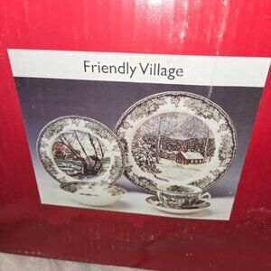 JOHNSON BROS THE FRIENDLY VILLAGE SETS OF 5 PIECE PLACE SETTING NIB